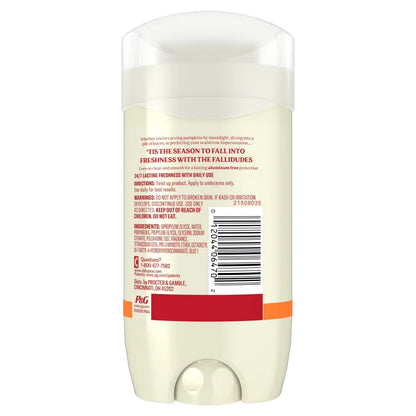 Old Spice Holidudes Deodorant - PumpKing - 3oz: Invisible Solid Deodorant, Under Arm Application, Pumpkin Spice Scent, Normal Skin Type