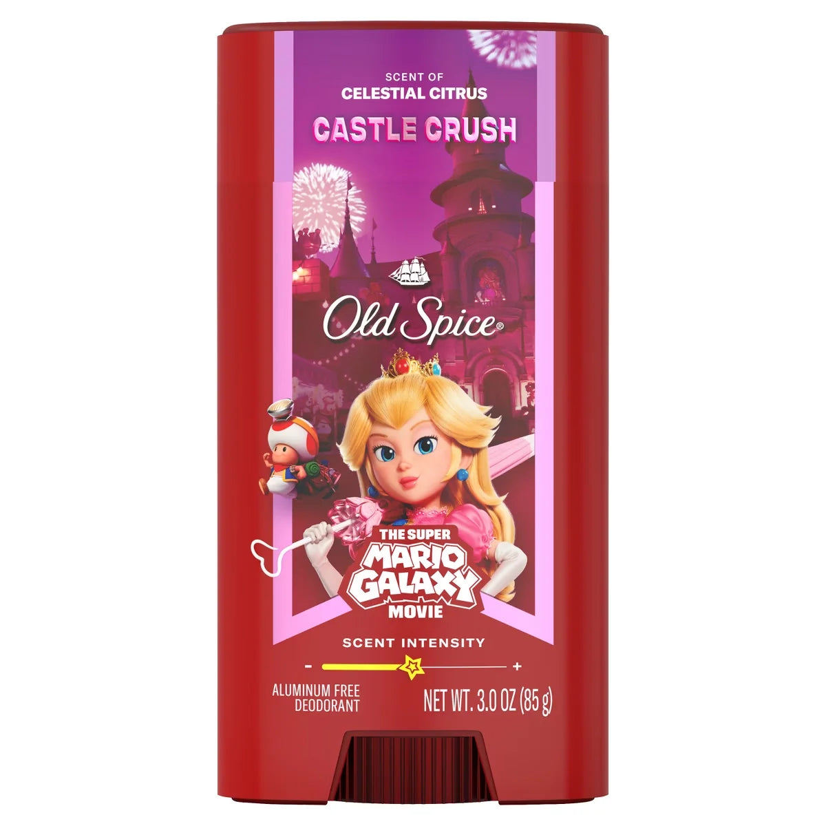 Old Spice x The Super Mario Galaxy Men’s 24/7 Lasting Freshness Aluminum-Free Deodorant - Castle Crush - 3oz
