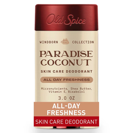 Old Spice Men's Aluminum-Free All Day Freshness Windborn Collection Deodorant - Paradise Coconut - 3oz