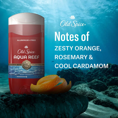 Old Spice Deodorant Aqua Reef Twin Pack - 3oz/2pk
