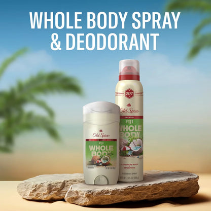 Old Spice Whole Body Spray Deodorant for Men - Fiji - Aluminum-Free 3.5oz