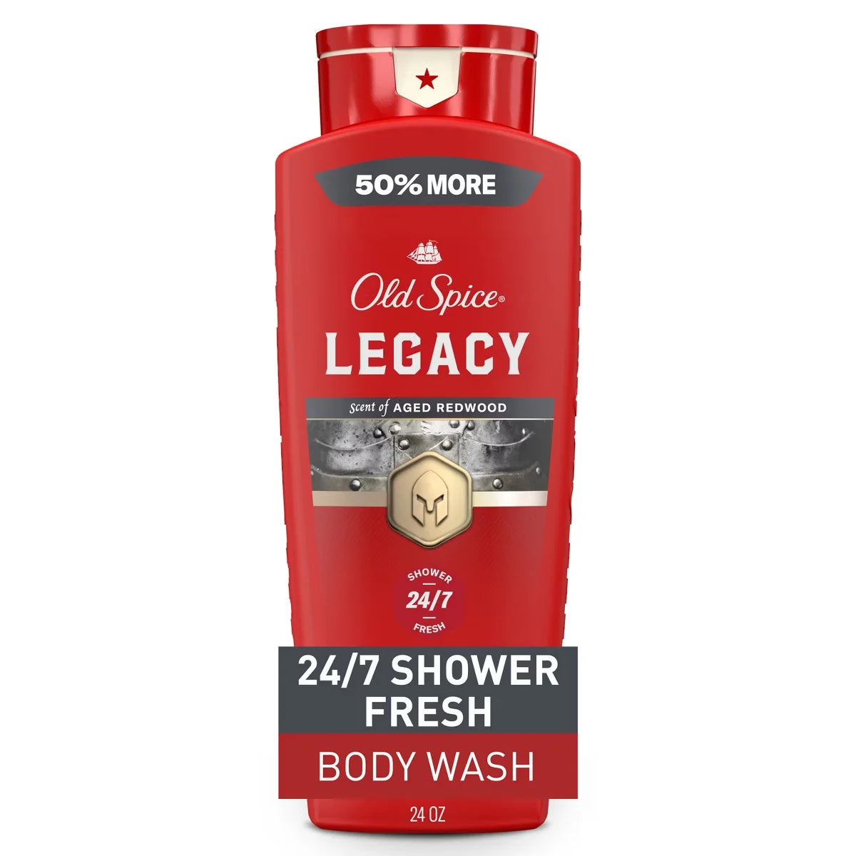 Old Spice Red Collection Men's Long-Lasting Fragrance Refreshing Clean Body Wash - Legacy - 24 fl oz
