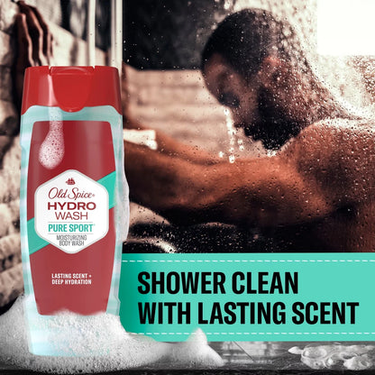 Old Spice Men's Moisturizing Hydro Body Wash - Pure Sport Plus - 21 fl oz