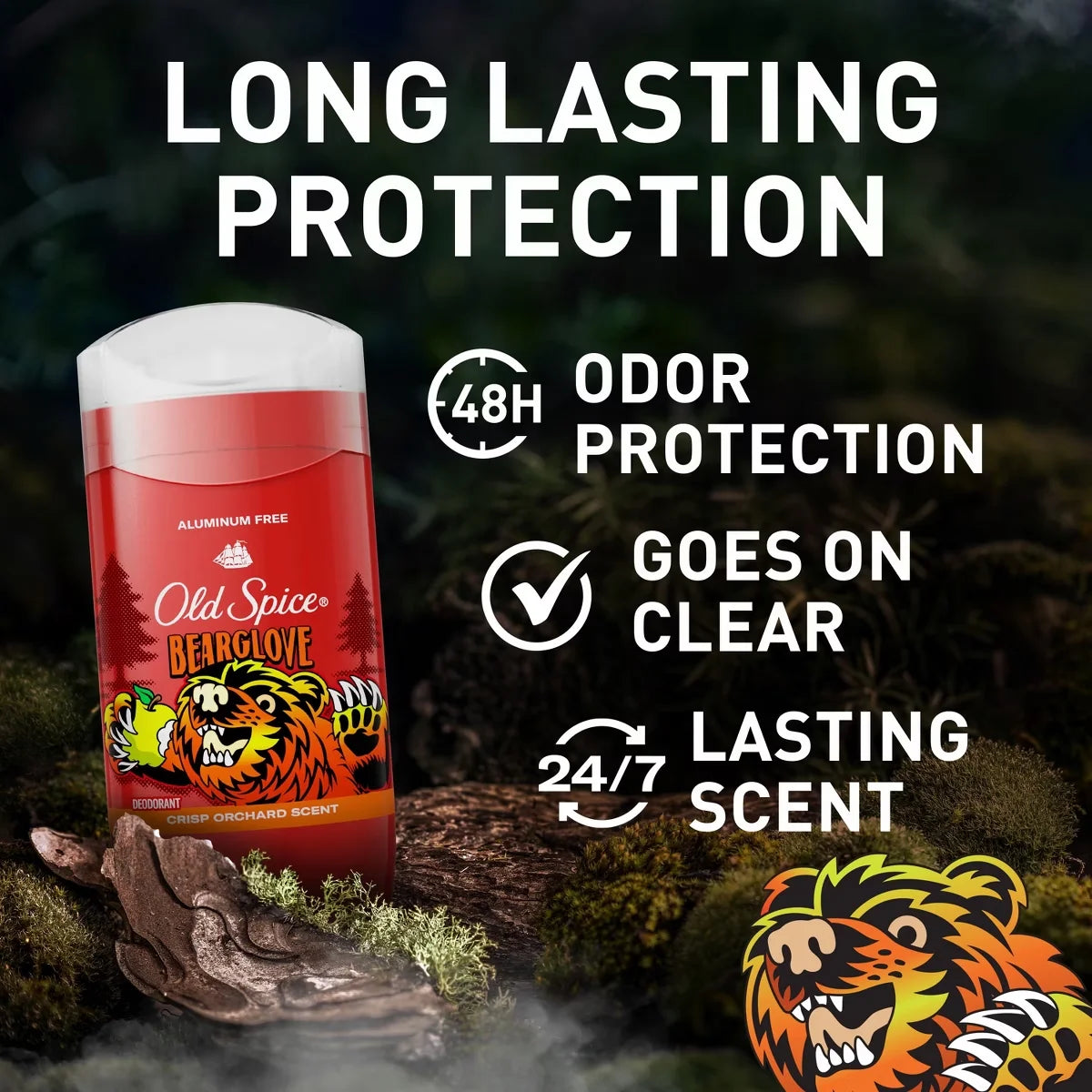 Old Spice Wild Collection Bearglove Deodorant - 3oz