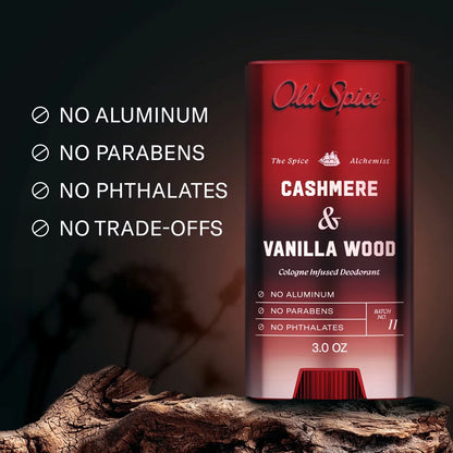 Old Spice x The Spice Alchemist Collection Cologne Infused Deodorant - Cashmere and Vanilla Wood - 3oz