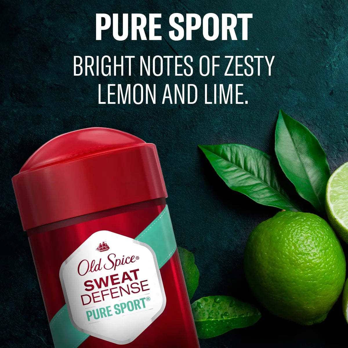 Old Spice Hardest Working Collection Sweat Defense Solid Antiperspirant & Deodorant Pure Sport Plus Twin Pack - 2.6oz