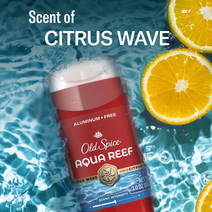 Old Spice Deodorant Aqua Reef Twin Pack - 3oz/2pk