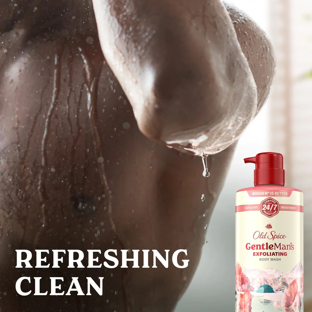 Old Spice GentleMan's Blend Exfoliating Body Wash - Himalayan Sea Salt - 26 fl oz: Whole Body, Pump Bottle, Normal Skin