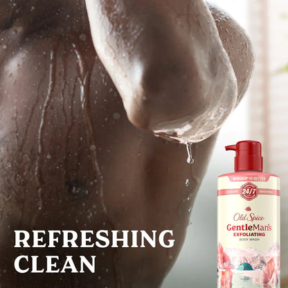 Old Spice GentleMan's Blend Exfoliating Body Wash - Himalayan Sea Salt - 26 fl oz: Whole Body, Pump Bottle, Normal Skin