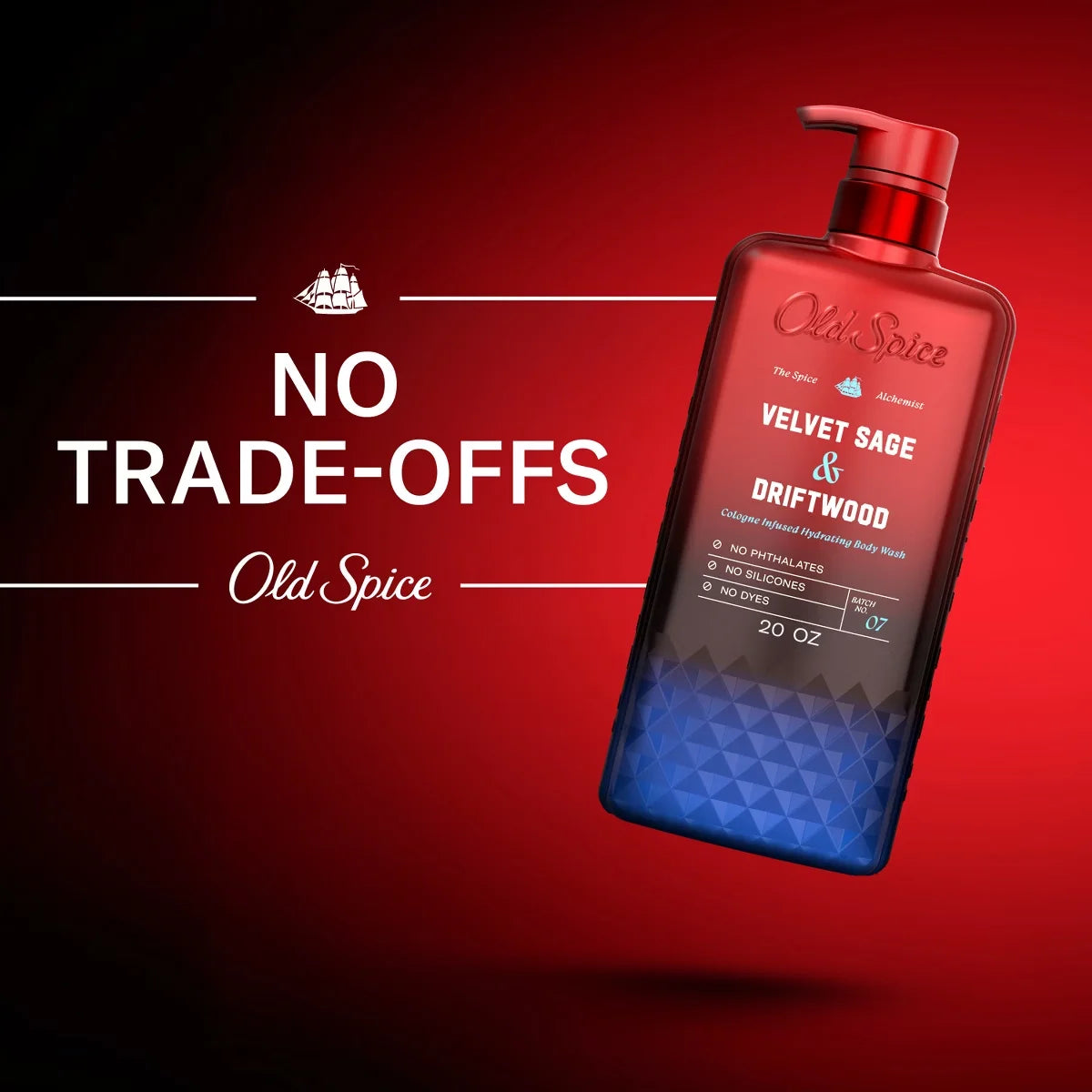Old Spice x The Spice Alchemist Collection Men's Crafted for Compliments Cologne Infused Body Wash - Velvet Sage and Driftwood Scent - 20 fl oz