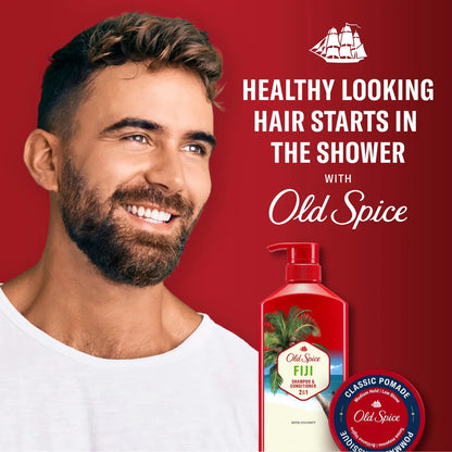 Old Spice Men's Fiji 2-in-1 Shampoo & Conditioner
