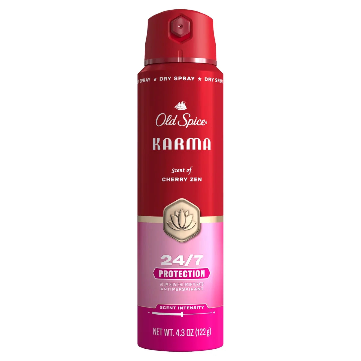 Old Spice Red Collection Men's 48-Hour Odor Protection Lightweight Formula All-Day Freshness Antiperspirant Spray - Karma Scent - 4.3oz