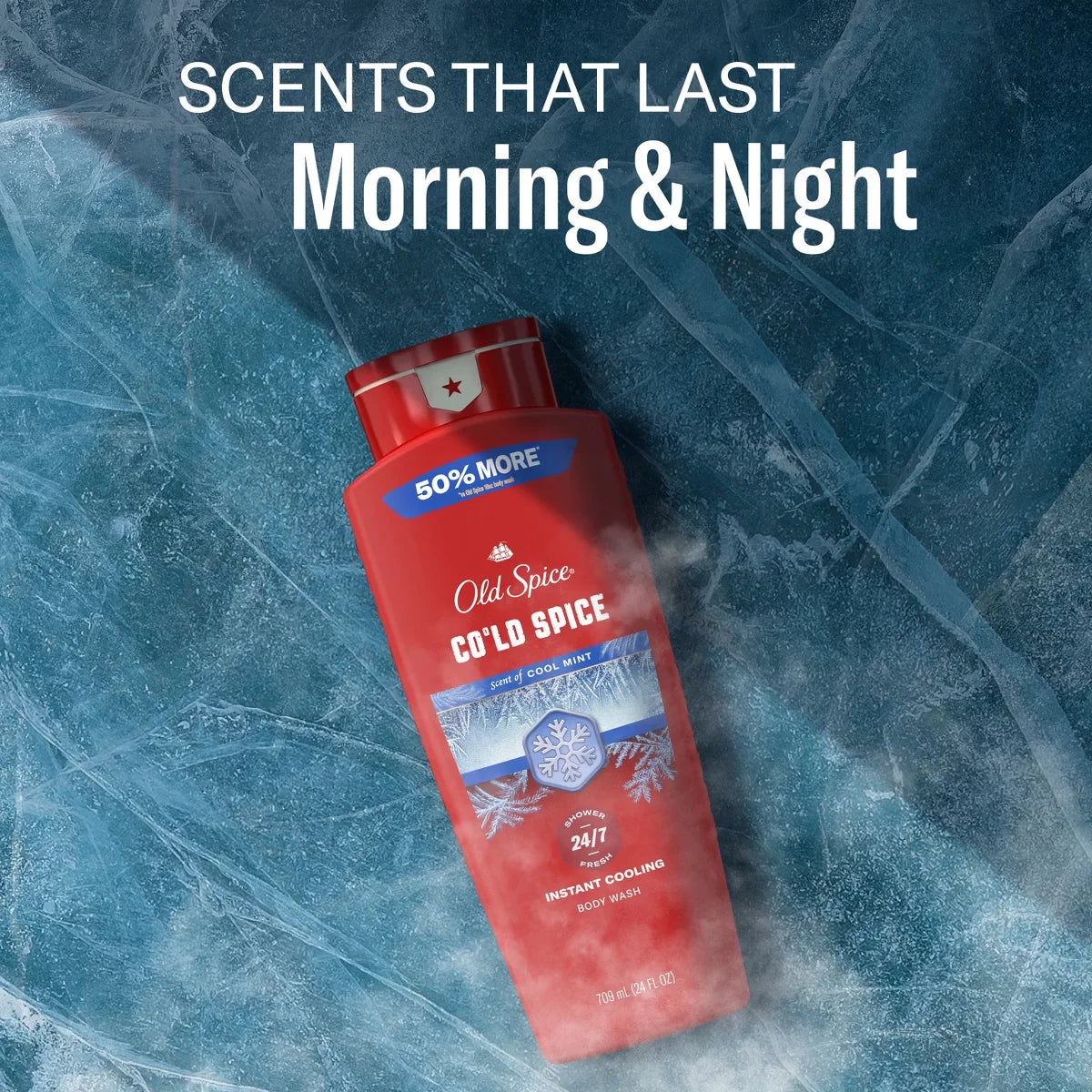 Old Spice Red Collection Men's Long-Lasting Fragrance Refreshing Clean Body Wash - Cold Spice Scent - 24 fl oz