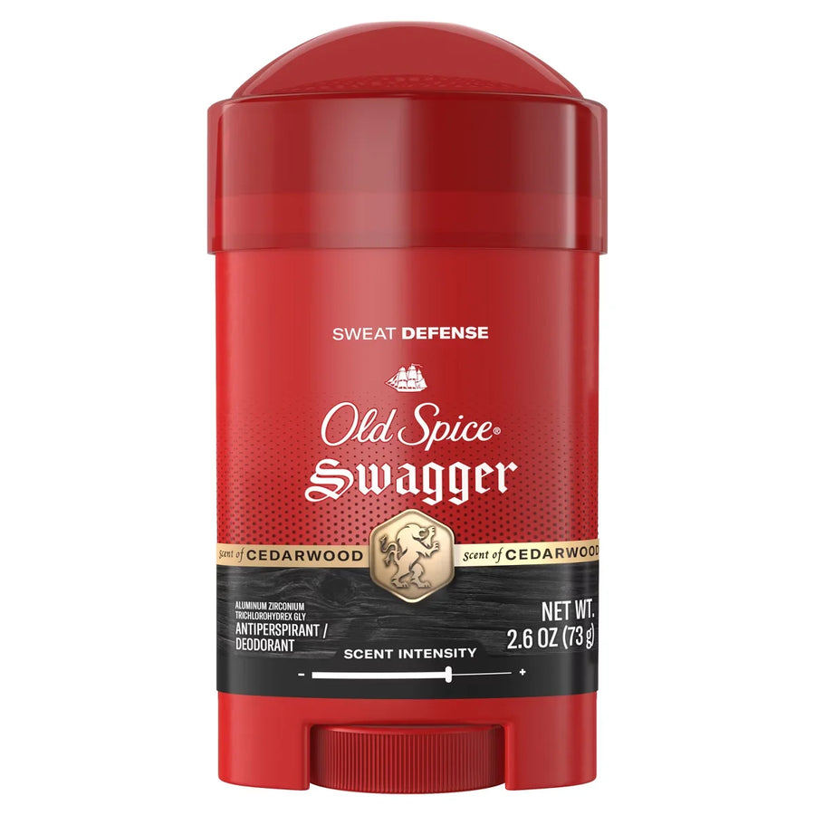 Old Spice Hardest Working Collection Sweat Defense Stronger Swagger Solid Antiperspirant & Deodorant - 2.6oz